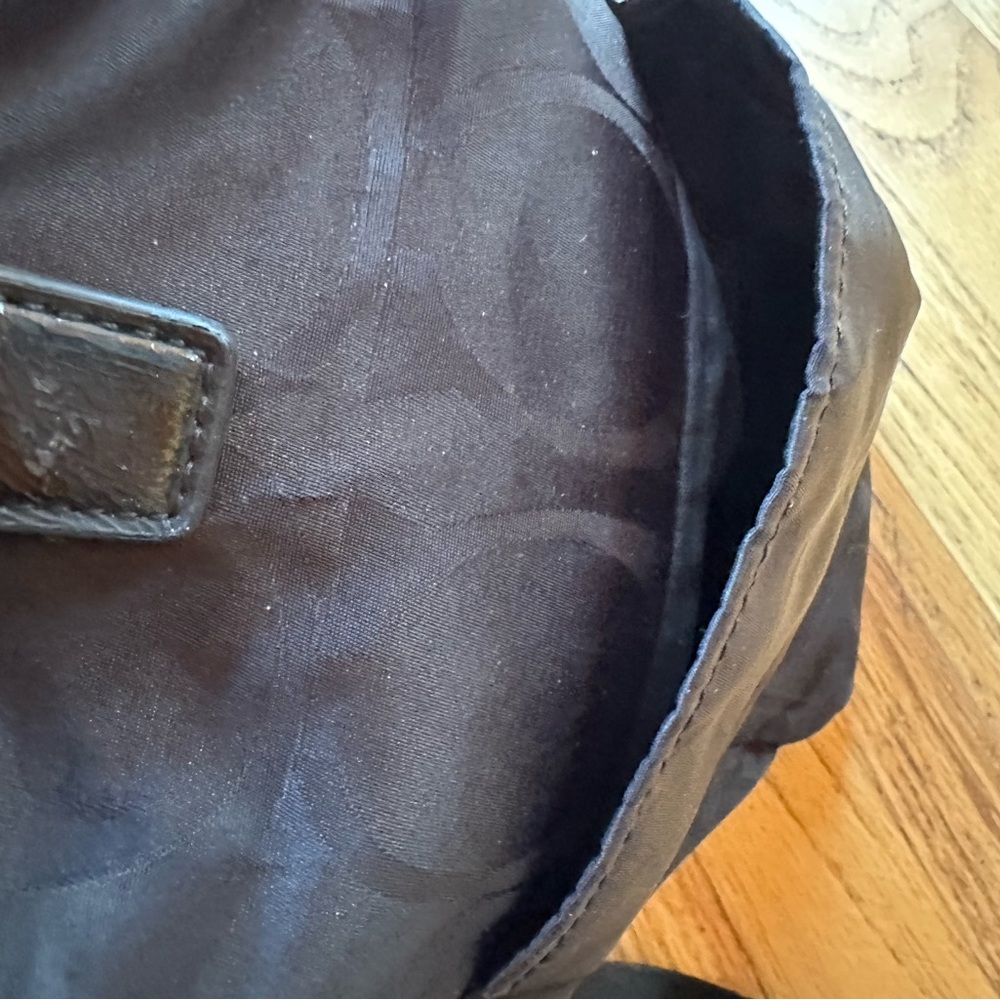 Coach Black Signature Logo Baby Bag with Shoulder Strap - Picture 5 of 8